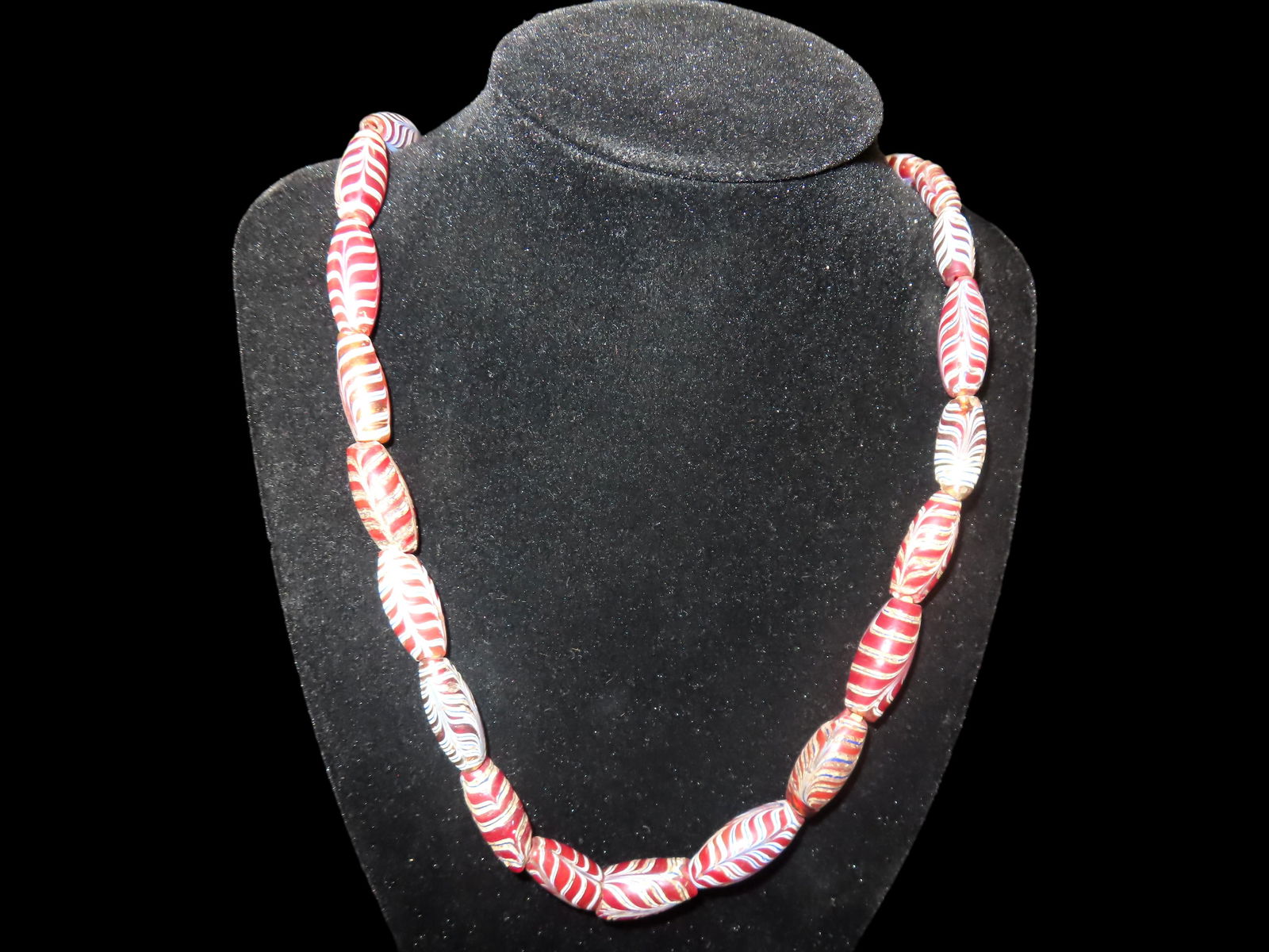 24" Strand of Trade Beads: 24" Strand of Trade Beads