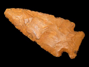 3 3/8' Stillwell, Creek Stained, found in St. Francis Co., Missouri, Ex George Robertson Collection