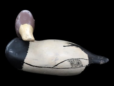 13' Antique Mason Standard Grade Decoy, Repainted