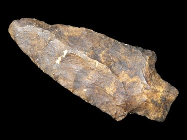 3 1/2' Dickson, Heavily Creek Stained, found in St. Francis Co., Missouri, Ex George Robertson Colle
