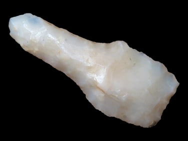 2' Translucent Novaculite Paddle Drill, found in Greene Co., Arkansas, Ex George Robertson Collectio