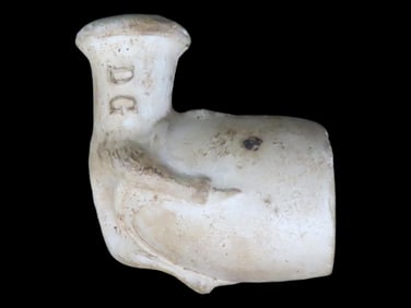 Fur Trade Ceramic Kaolin Pipe
