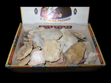 Box of Knapped Flint