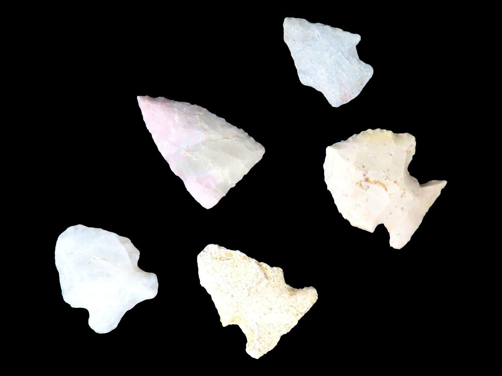 5 Arrowheads, Nassau Co., Florida (1 of 4)