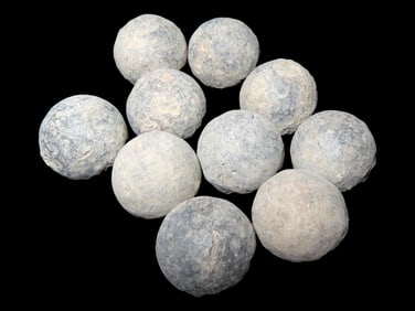 Lot of 10 Civil War Musket Balls, Found in TN , All Approximately .70' Diameter