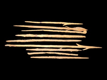 Mid 1800s Iron Spear Tip, Barbed, Africa