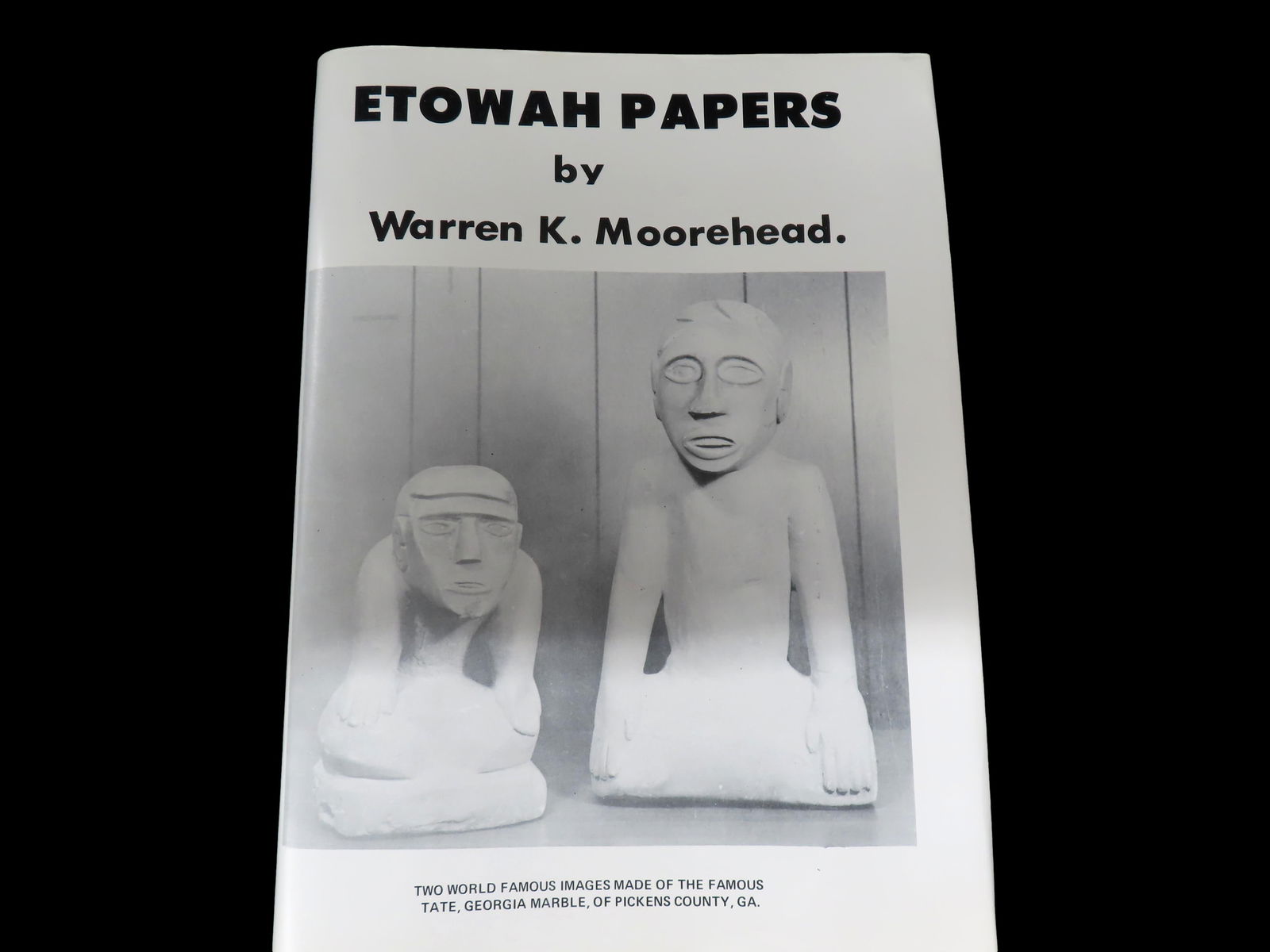 11 3/8" Etowah Papers Book by Warren K. Moorehead (1 of 2)