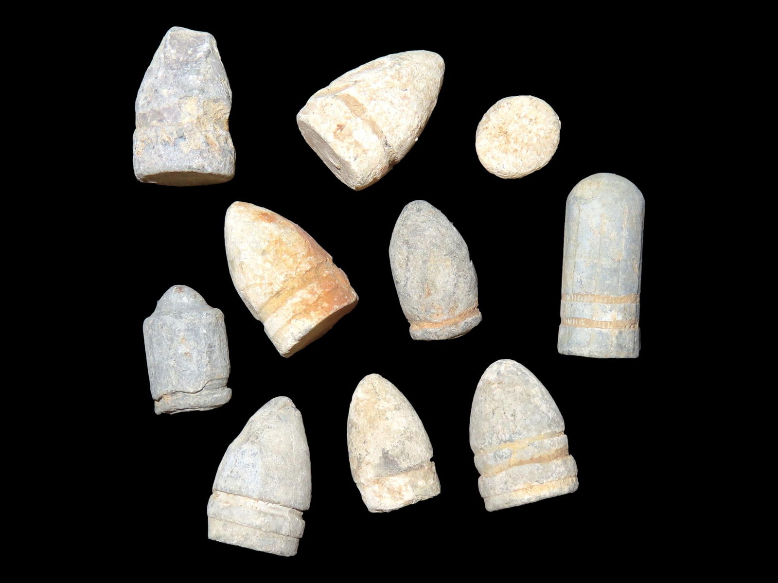 Civil War Musket Balls, Metal Detecting Finds of Boyd Cole Wayne Co., TN (1 of 3)