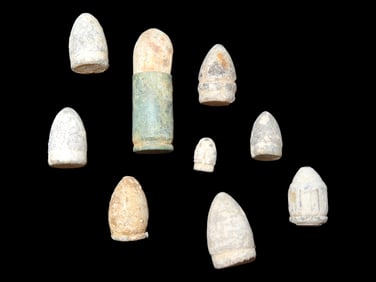 Civil War Musket Balls, Metal Detecting Finds of Boyd Cole Wayne Co., TN