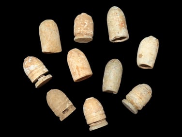 Civil War Musket Balls, Metal Detecting Finds of Boyd Cole Wayne Co., TN