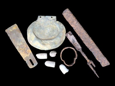 Civil War Musket Trinkets, Metal Detecting Finds of Boyd Cole Wayne Co., TN