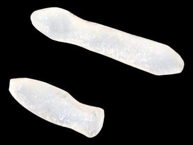 Neolithic NW Sahara Crystal Quartz Ear/Nose Plugs, 3500 Years Old
