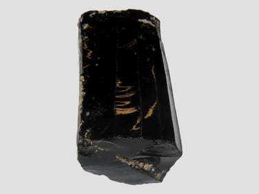1 3/4' Obsidian Core, Pre Columbian, Mexico