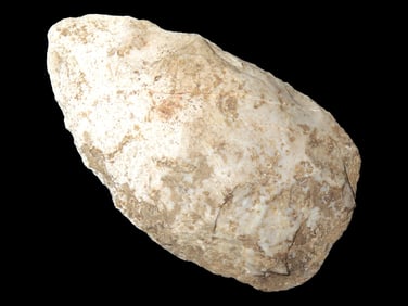 4' Nicely Flaked Flint Celt, Woodland, Found in Pike Co., IL