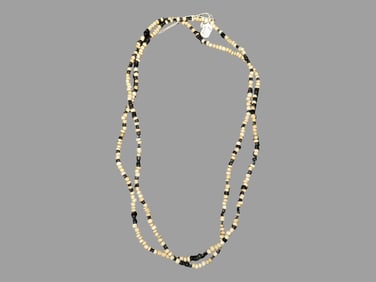48' Strand of Historic Glass Beads found in Wisconsin with lot 354