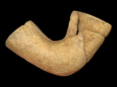 3 1/2" X 3" Mississippian Pipe, Cross Co., Arkansas