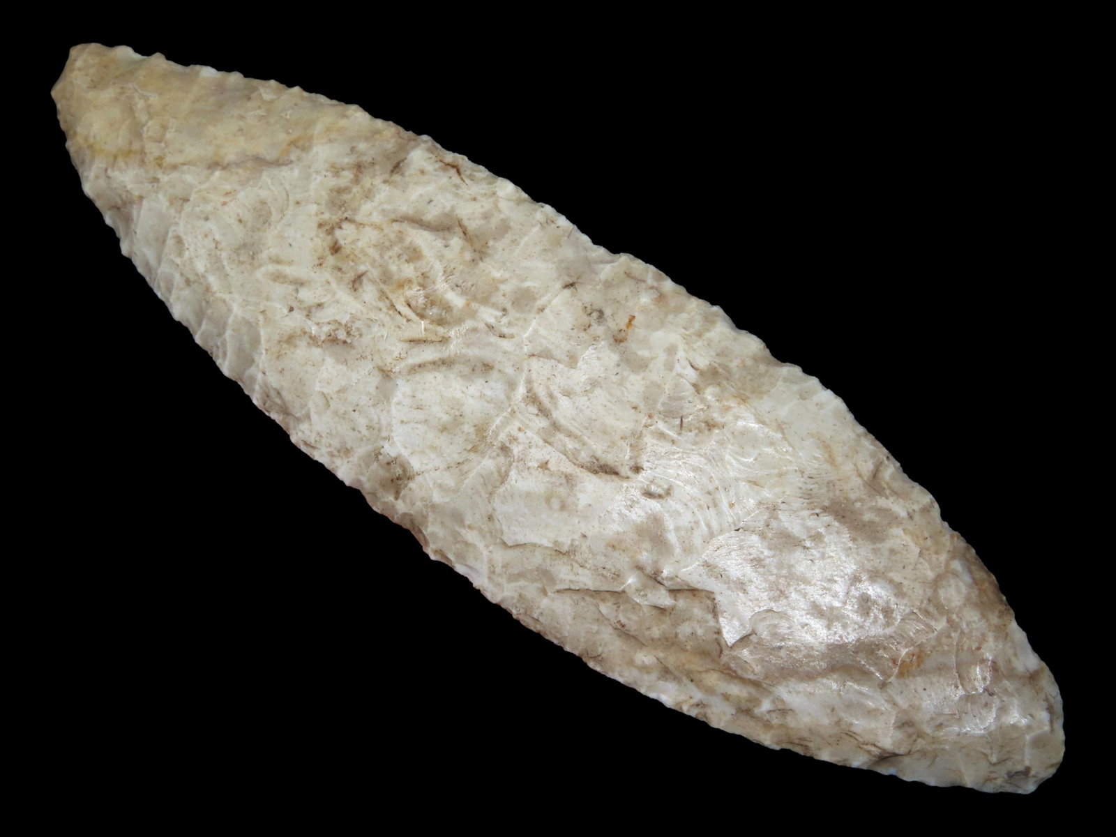6 5/8" Archaic Knife, Dickey COA, Pike Co., Illinois (1 of 7)