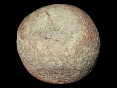 3 1/4" Large Apple Discoidal, Sangamon Co., Illinois, EX Ackman