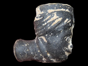 1 1/2" Clay Head, Historic Pipe, Made in Ohio