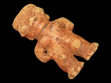 3 5/8" X 2 1/4" Pre Columbian Pottery Figure