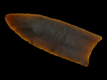 2 1/2" Super Fine Well Flaked Clovis, Pike Co., Illinois