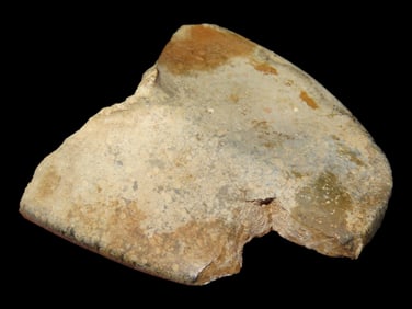 1 5/8" Piece of a Platform Pipe Made of Ohio Pipe Stone