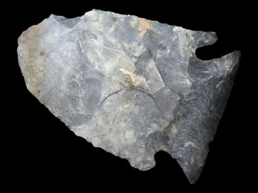 1 5/8" Corner Notch, Ross Co., Ohio, Ex Robert Walter Collection