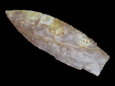 3 7/8" Alibates Scottsbluff from Colorado Broke and Glued, EX Robert Walter