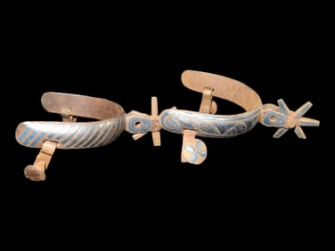 4 1/2" Set of Western Spurs