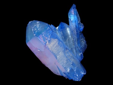230 Gram Cluster Formation Coated in Titanium Geode Specimen