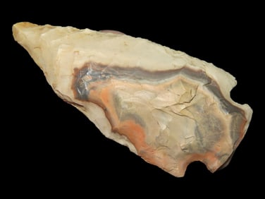 2 1/4" Colorful Apple Creek, Found by Gary Nelson, Van Buren Co., Iowa
