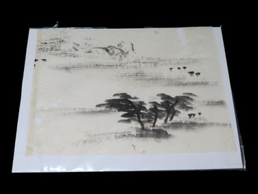 6X4" Japanese Painting 1700-1900, EX Lane Honolulu Museum