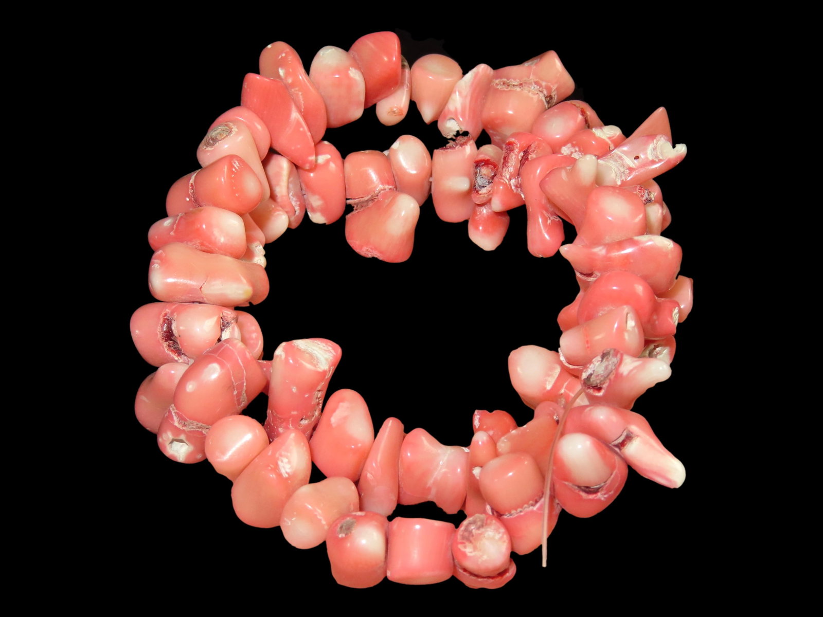 16" Stand of Pink Colored Coral: 16" Stand of Pink Colored Coral