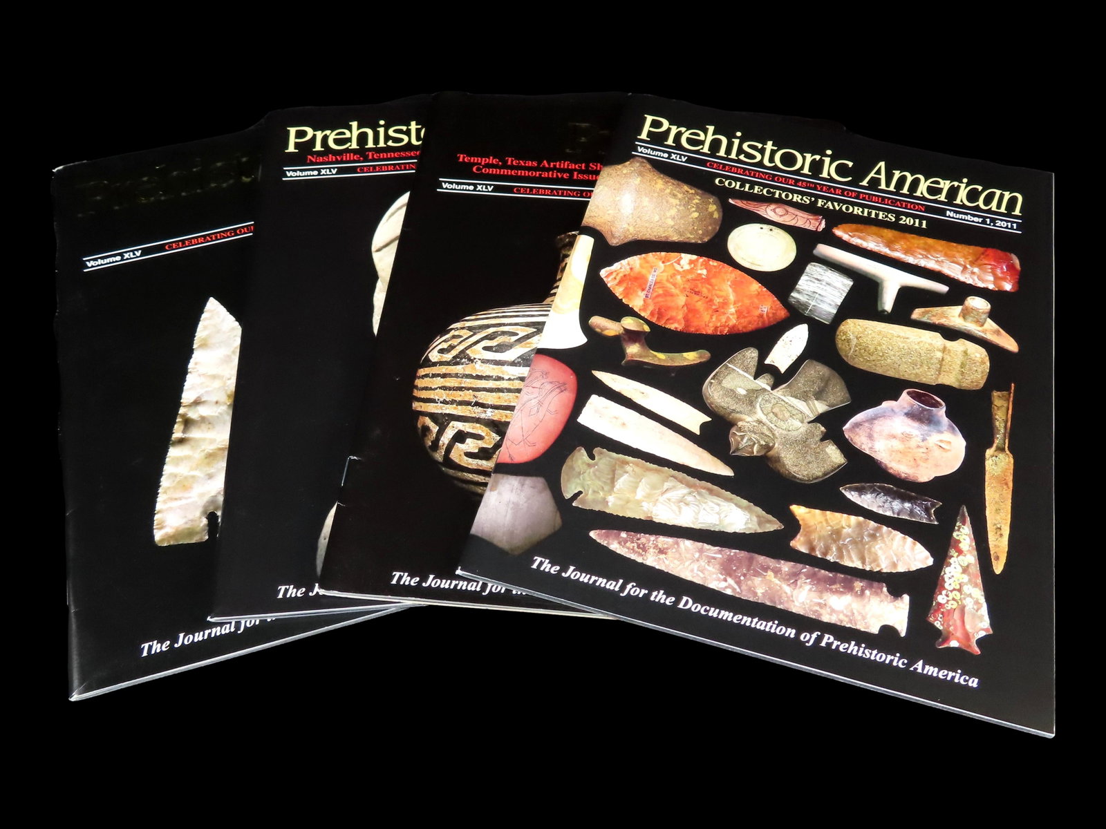 2011 Set of 4 Prehistoric American Journals: 2011 Set of 4 Prehistoric American Journals