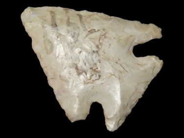 1 1/8" Corner Notched Pt., Scott Co., Illinois