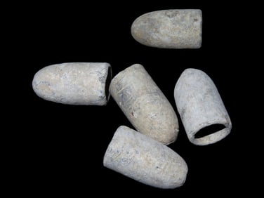 Civil War Bullets, Private Land of Civil War Sites, Found by Boyd Cole, Wayne Co., Tennessee