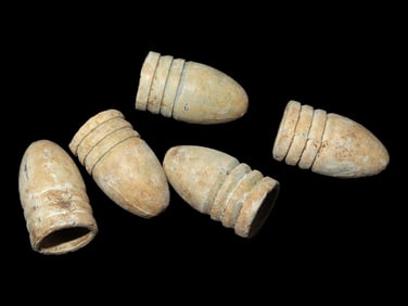 Civil War Bullets, Private Land of Civil War Sites, Found by Boyd Cole, Wayne Co., Tennessee