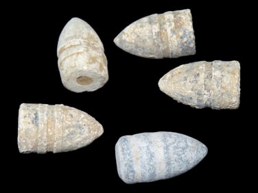 Civil War Bullets, Private Land of Civil War Sites, Found by Boyd Cole, Wayne Co., Tennessee