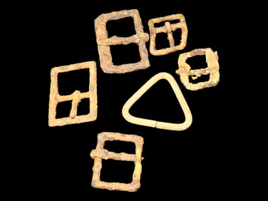 Civil War Buckles, Private Land of Civil War Sites, Found by Boyd Cole, Wayne Co., Tennessee
