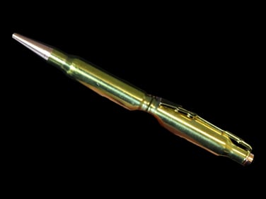 Ink Pen Made from Shell Casings