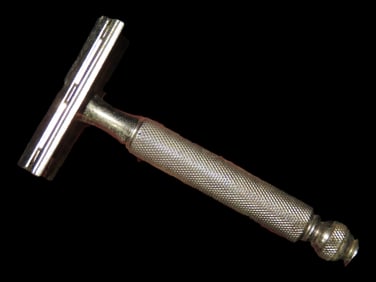 Vintage Gillette Stainless Steel Safety Razor