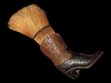 Vintage Cowboy Boot Clothing Brush
