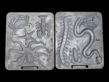 Set of 2 Vintage 1964 Mattel "Thing Maker" Molds