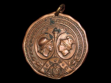 NY High Jump Bronze(?) Medal, 1929