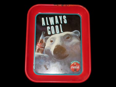 Coca Cola Christmas Metal Tray