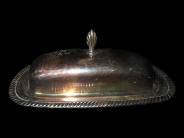 Silverplated Butter Dish