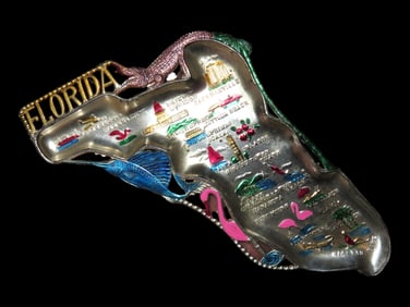State of Florida Souvenir Trinket Dish