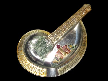 Hot Springs Arkansas Souvenir Ash Tray/Trinket Dish