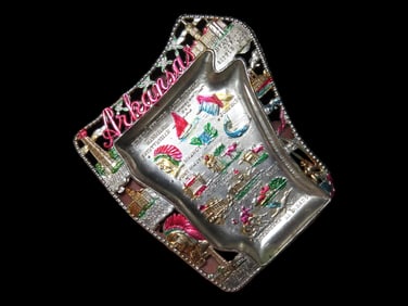 State of Arkansas Souvenir Trinket Dish