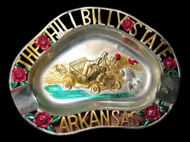 State of Arkansas "The Hillbilly State" Souvenir Trinket Dish